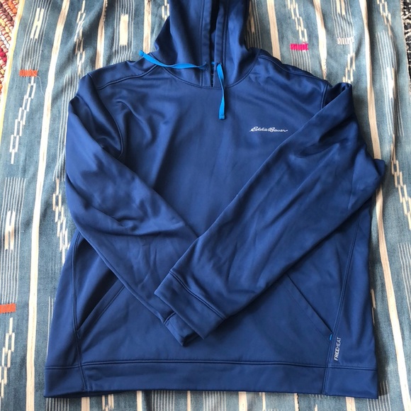 Eddie Bauer Other - Eddie Bauer Freeheat Blue Hoodie Hooded Sweatshirt